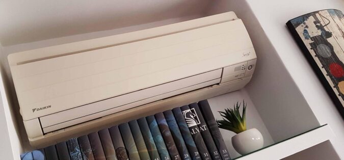 instalación del aire acondicionado