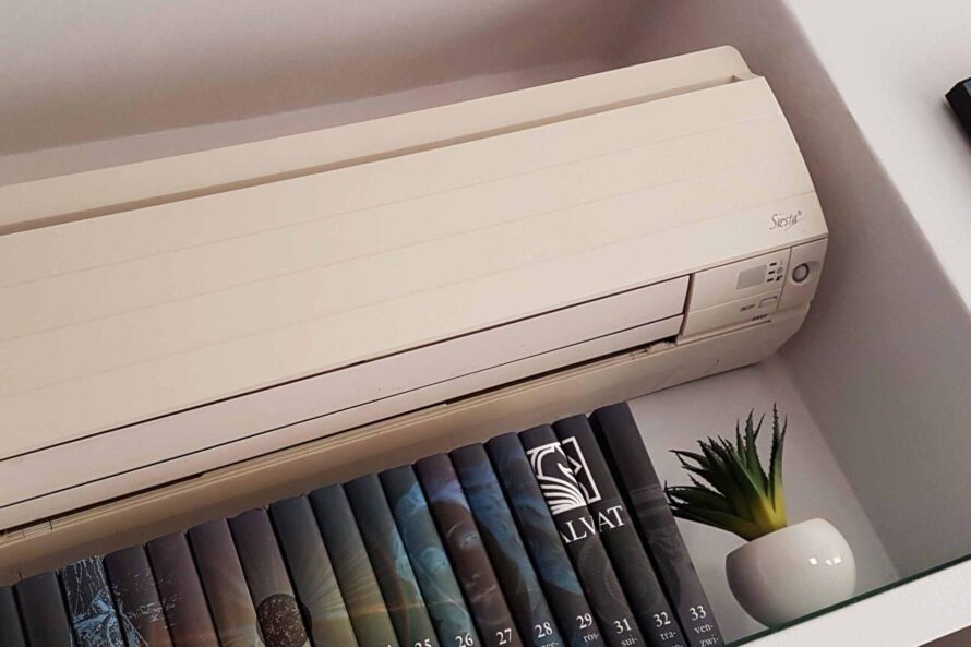 instalación del aire acondicionado