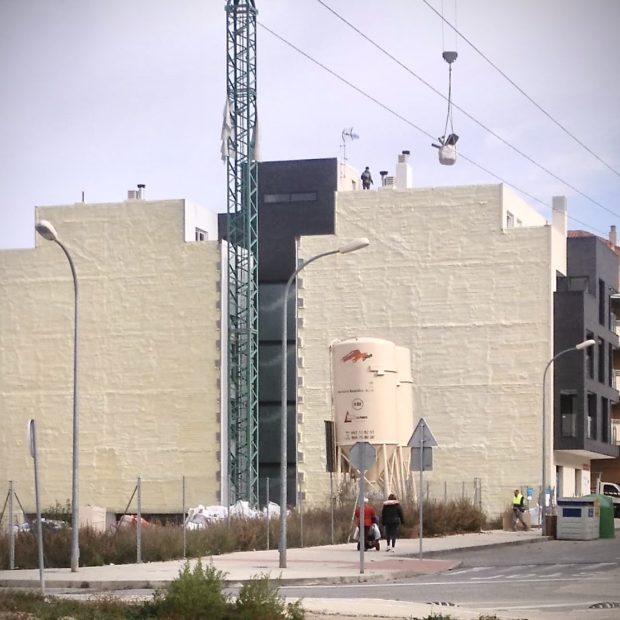 aislamiento térmico en fachada