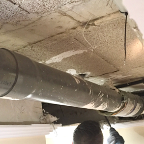 Aislamiento de las tuberías del vecino