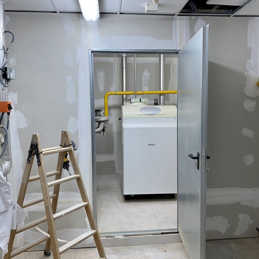 Aislamiento de calderas de calefacción