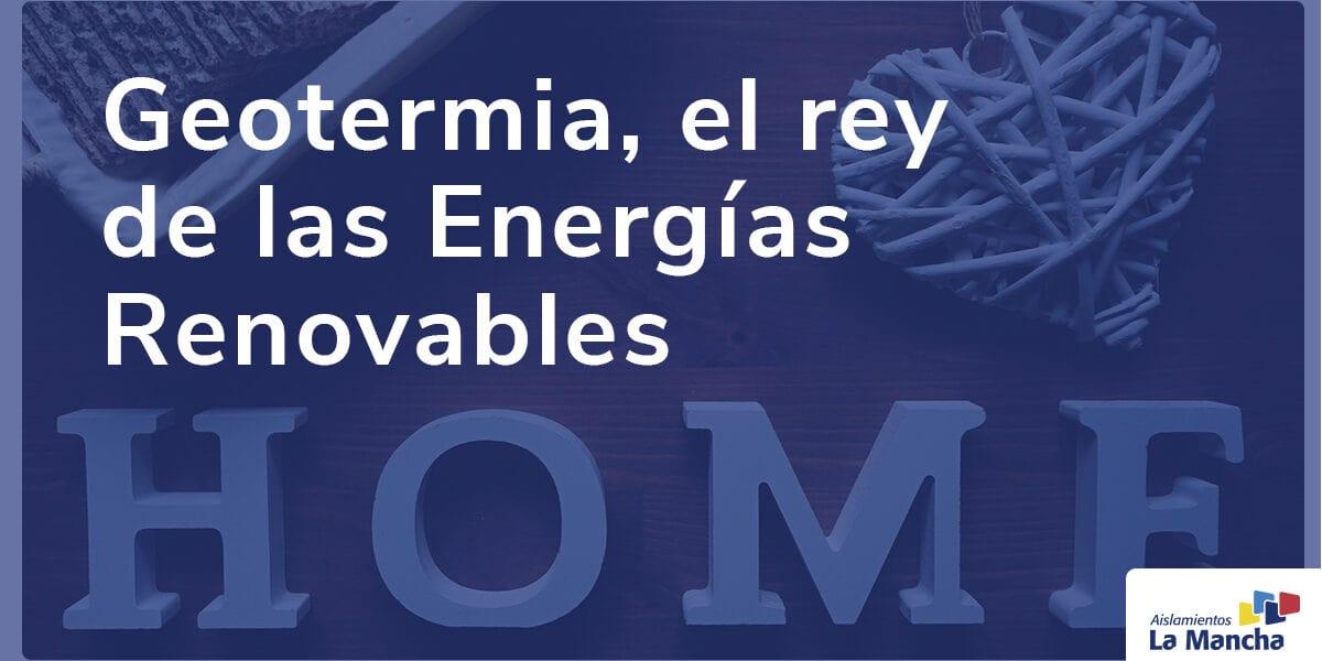 Geotermia es un tipo de energía renovable