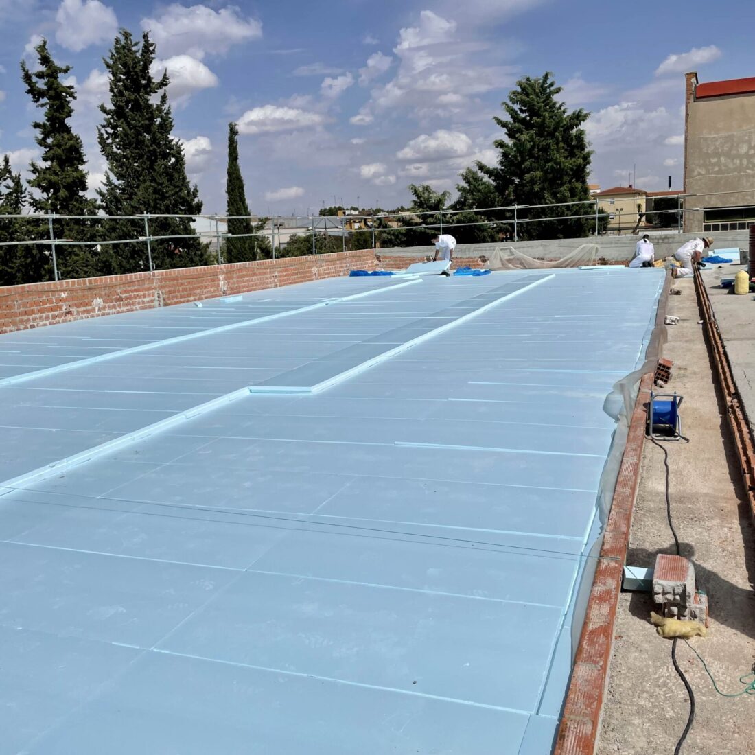 Rehabilitación de la cubierta de un instituto