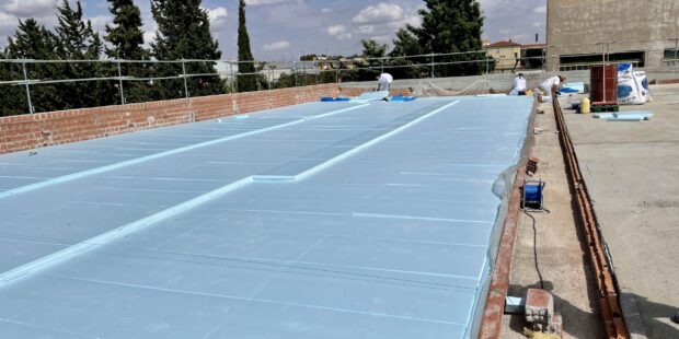 Rehabilitación de la cubierta de un instituto