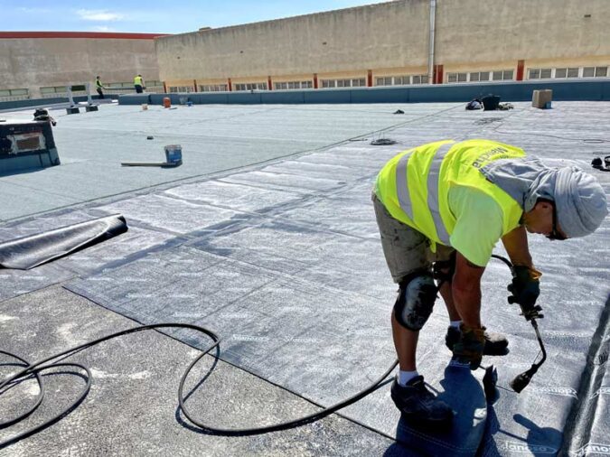 Rehabilitación de la cubierta de un instituto