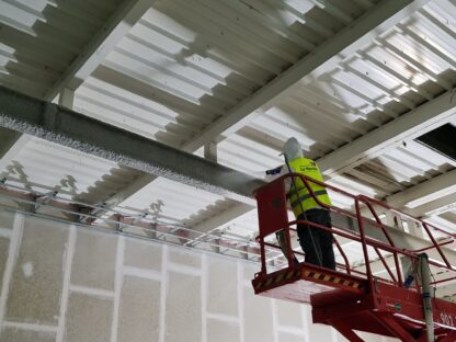 ignifugación estructura metálica establecimiento