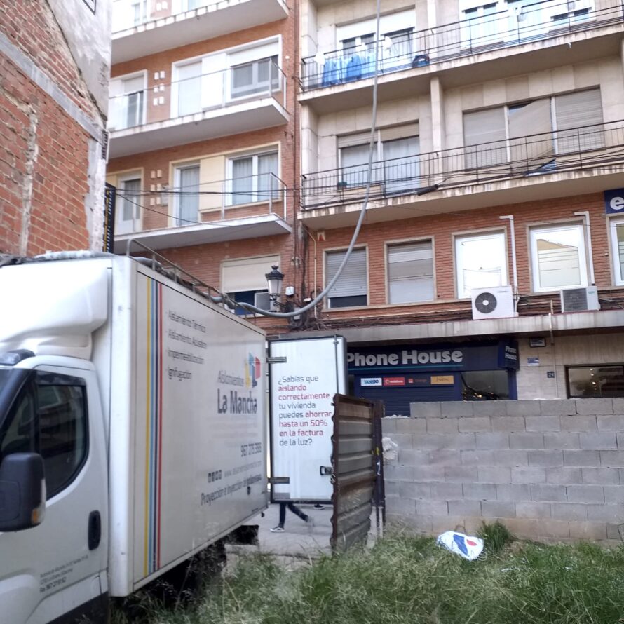 Aislamiento térmico en pisos en paredes exteriores