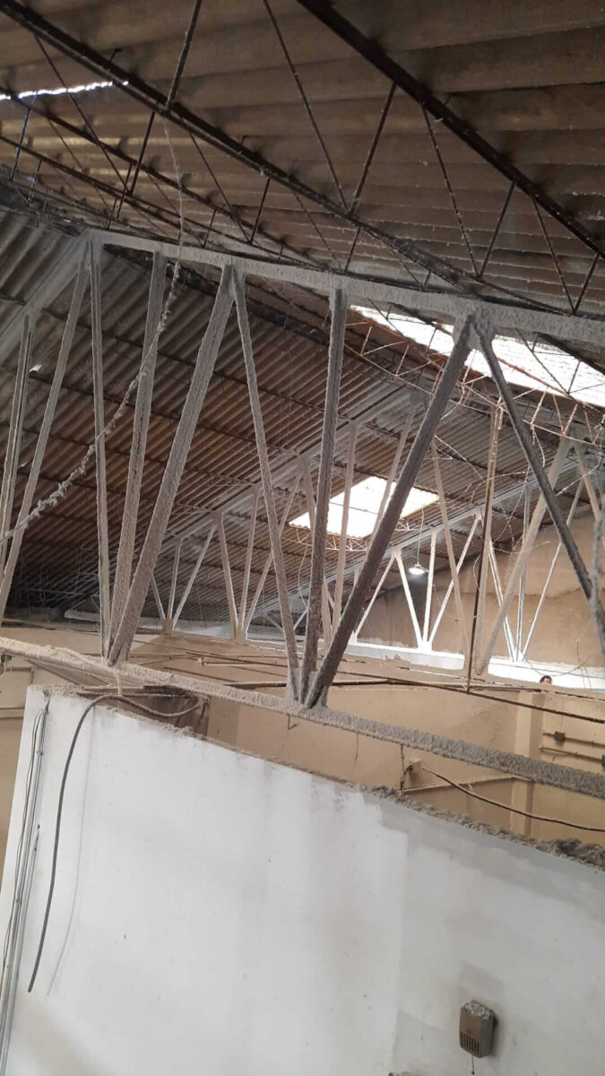 Ignifugación estructura metálica Equone