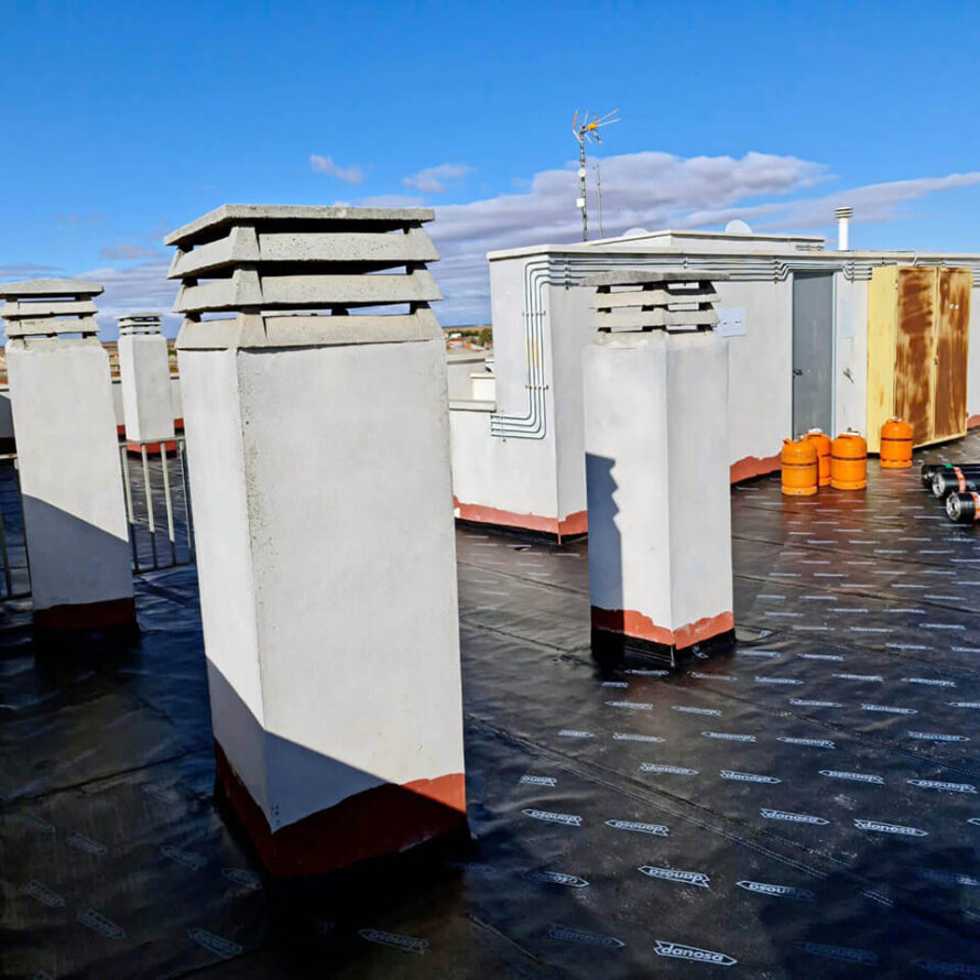 Impermeabilización de cubiertas proceso