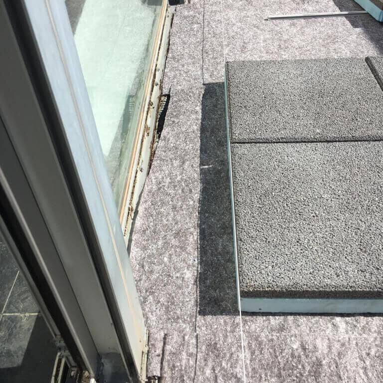 Resultado impermeabilización en terrazas