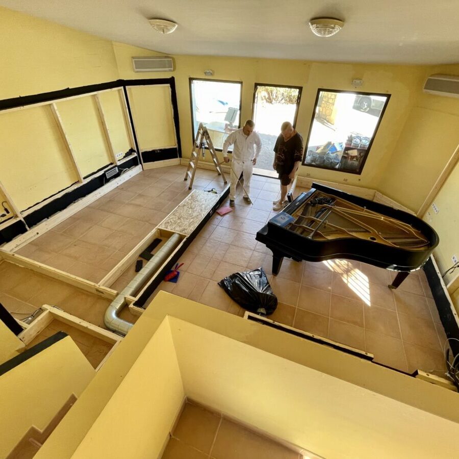 sistema de climatización silenciosa por suelo