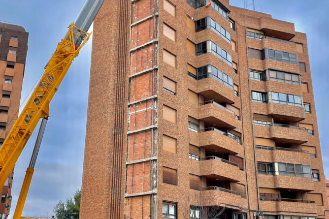 Sellado fachada edificio Albacete Sellado fachada edificio Albacete