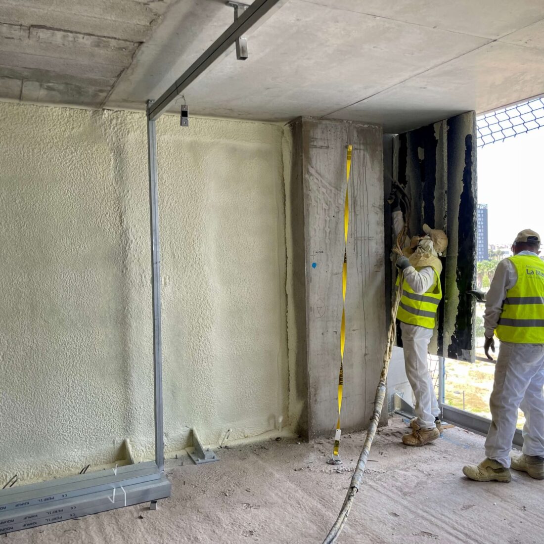 Aislamiento termico edificio La Torre interior