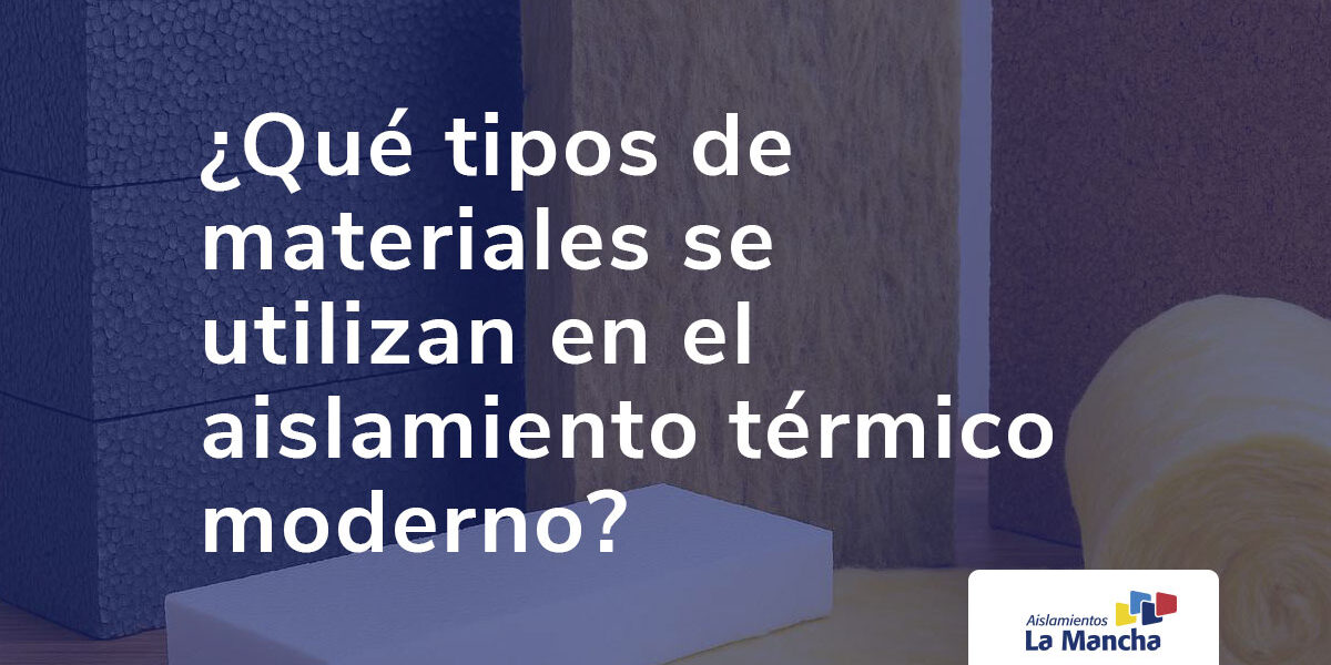 Materiales para aislamiento térmico Materiales para aislamiento térmico