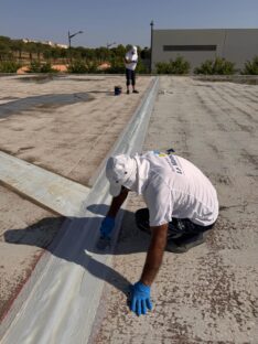 Impermabilización de poliurea, membrana líquida