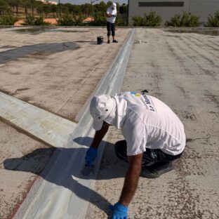 Impermabilización de poliurea, membrana líquida