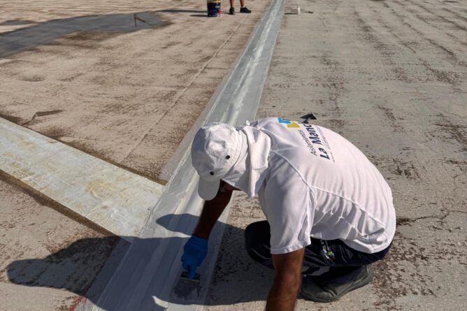 Impermabilización de poliurea, membrana líquida