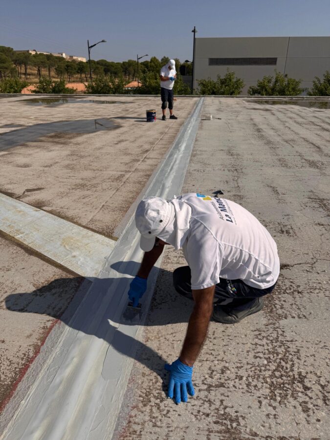 Impermabilización de poliurea, membrana líquida