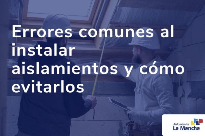 Errores al instalar aislamiento